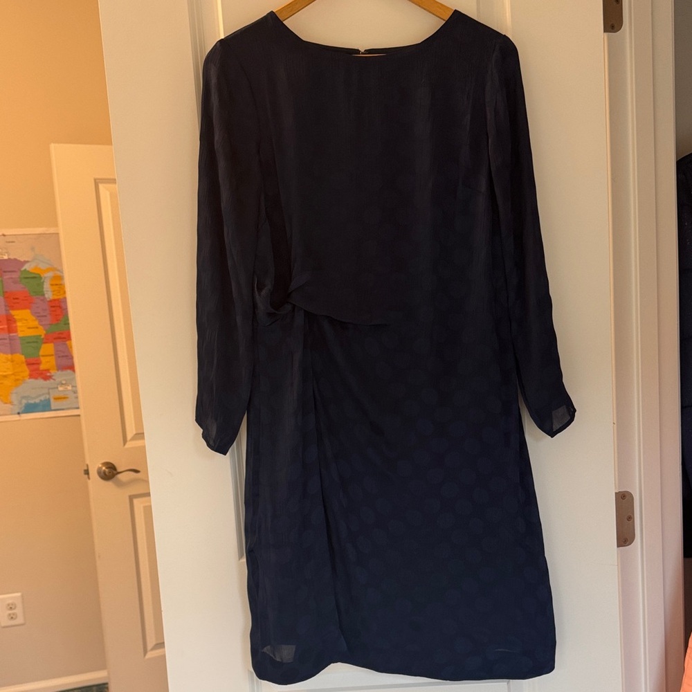 Ann Taylor Navy Blue Dress